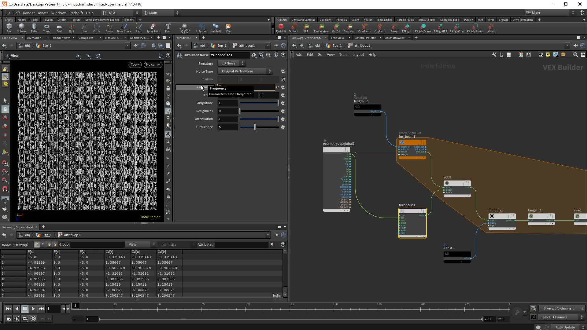 程序化图案生成procedural pattern houdini